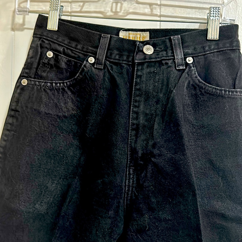 Straight leg black Jeanjer jeans size 1/2